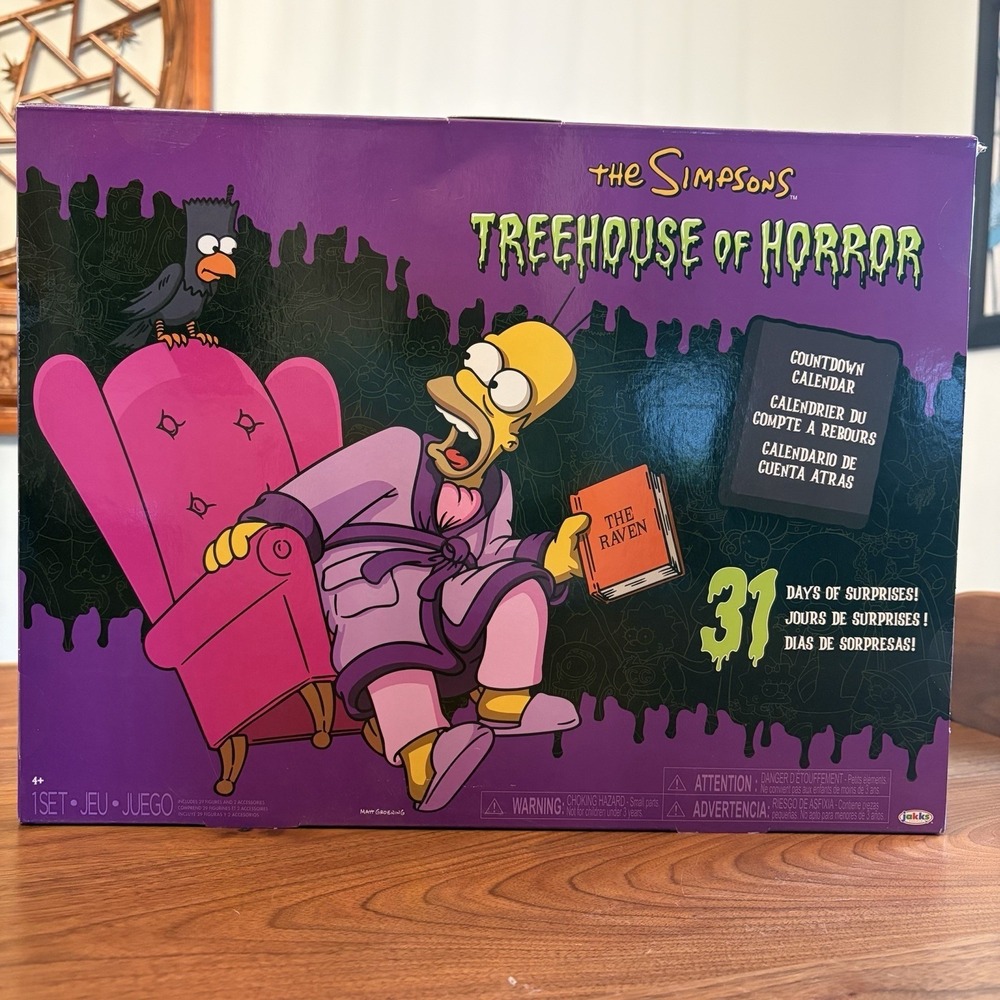 JAKKS Pacific Simpsons Treehouse of Horror Halloween Advent Calendar 31 Figures